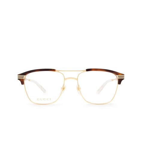 gucci gg0241o 001 gold rectangular eyeglasses|Gucci GG0241O Eyeglasses .